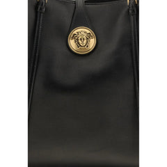 Versace Black Lamb Ovis Aries Shoulder Bag