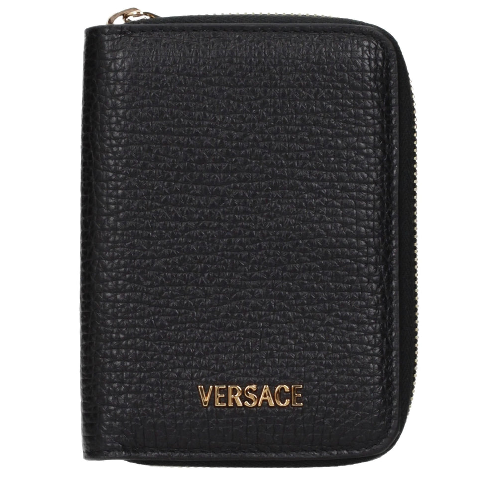 Versace Black Leather Wallet