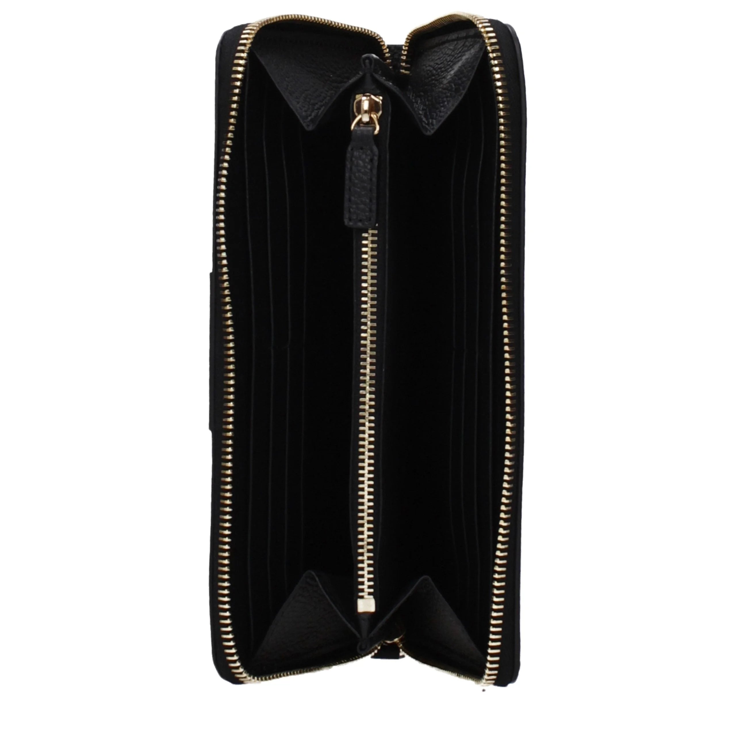 Versace Portofel negru din piele