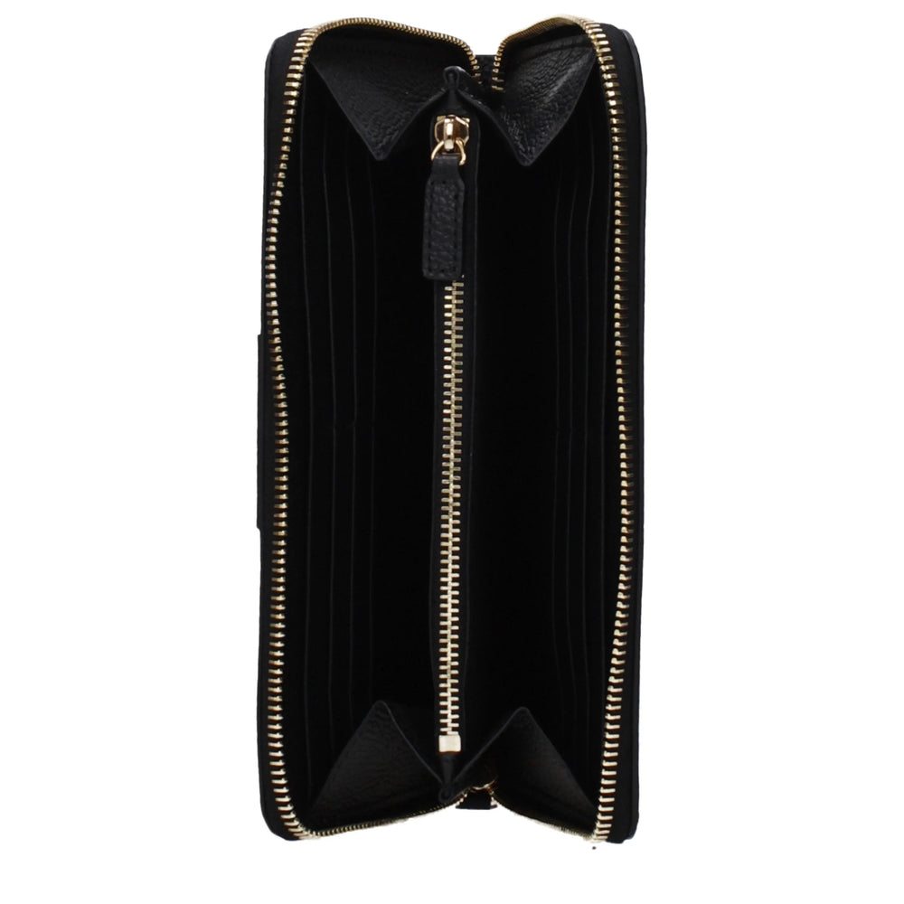 Versace Portofel negru din piele