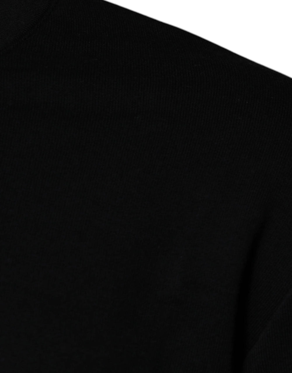 Versace Black Medusa Embroidery Crew Neck Pullover Sweater - Sweaters