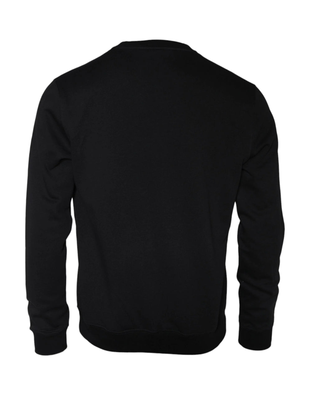 Versace Black Medusa Fleece Cotton Crew Neck Sweatshirt Sweater - Sweatshirts