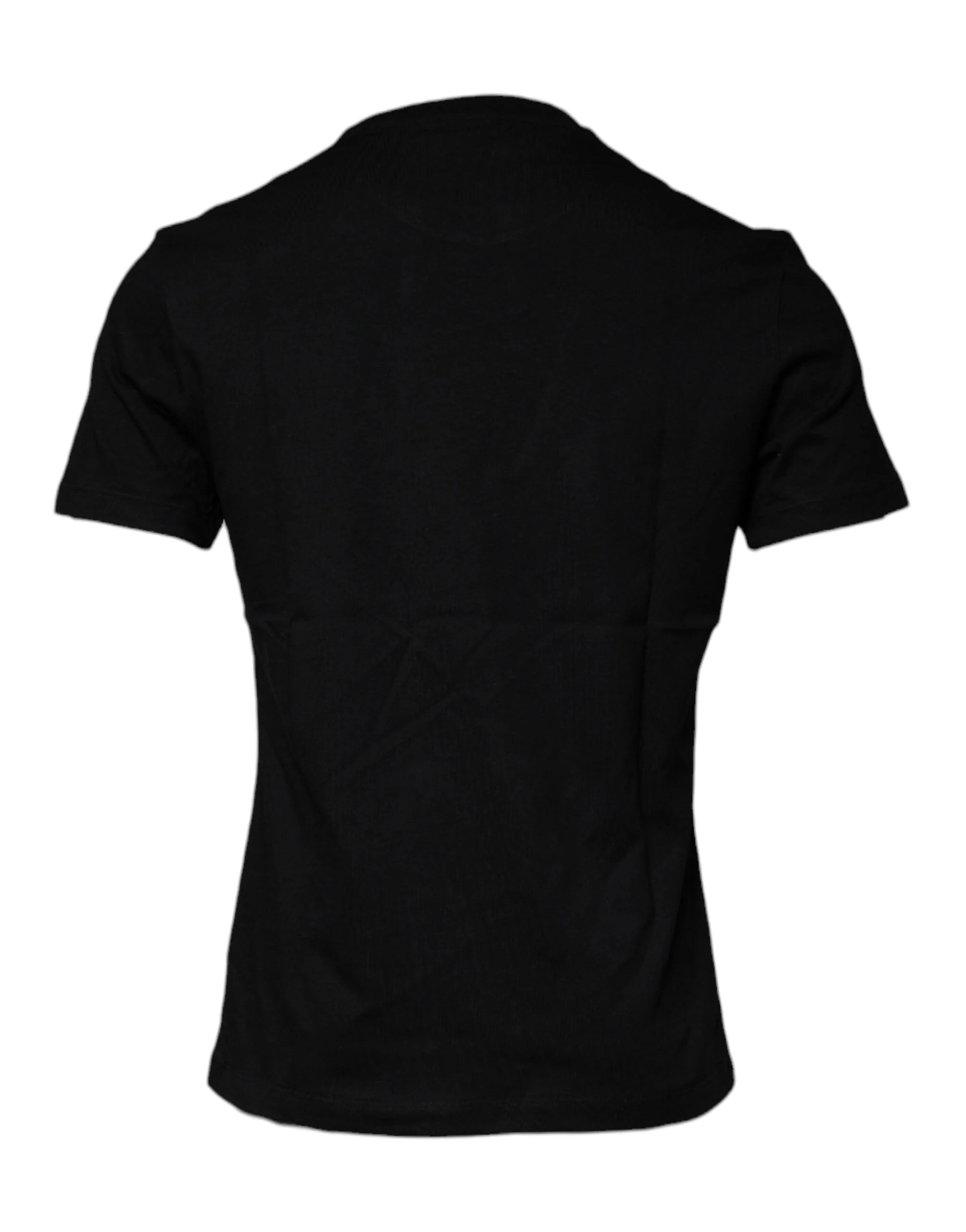 Versace Black Medusa Print Cotton Crew Neck T-shirt - IT50 | L - T-Shirts