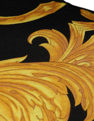 Versace Black Medusa Print Cotton Crew Neck T-shirt - IT50 | L - T-Shirts