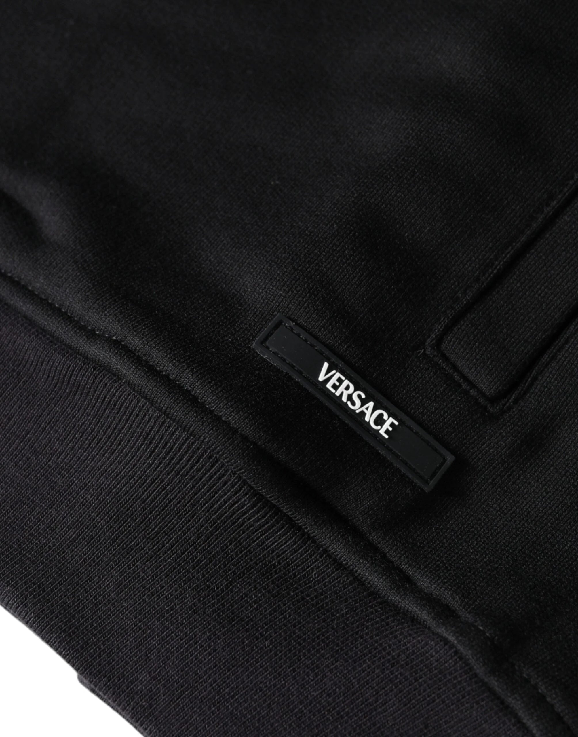 Versace Black Medusa Print Cotton Full Zip HoodieSweatshirt Sweater - XL - Hoodies