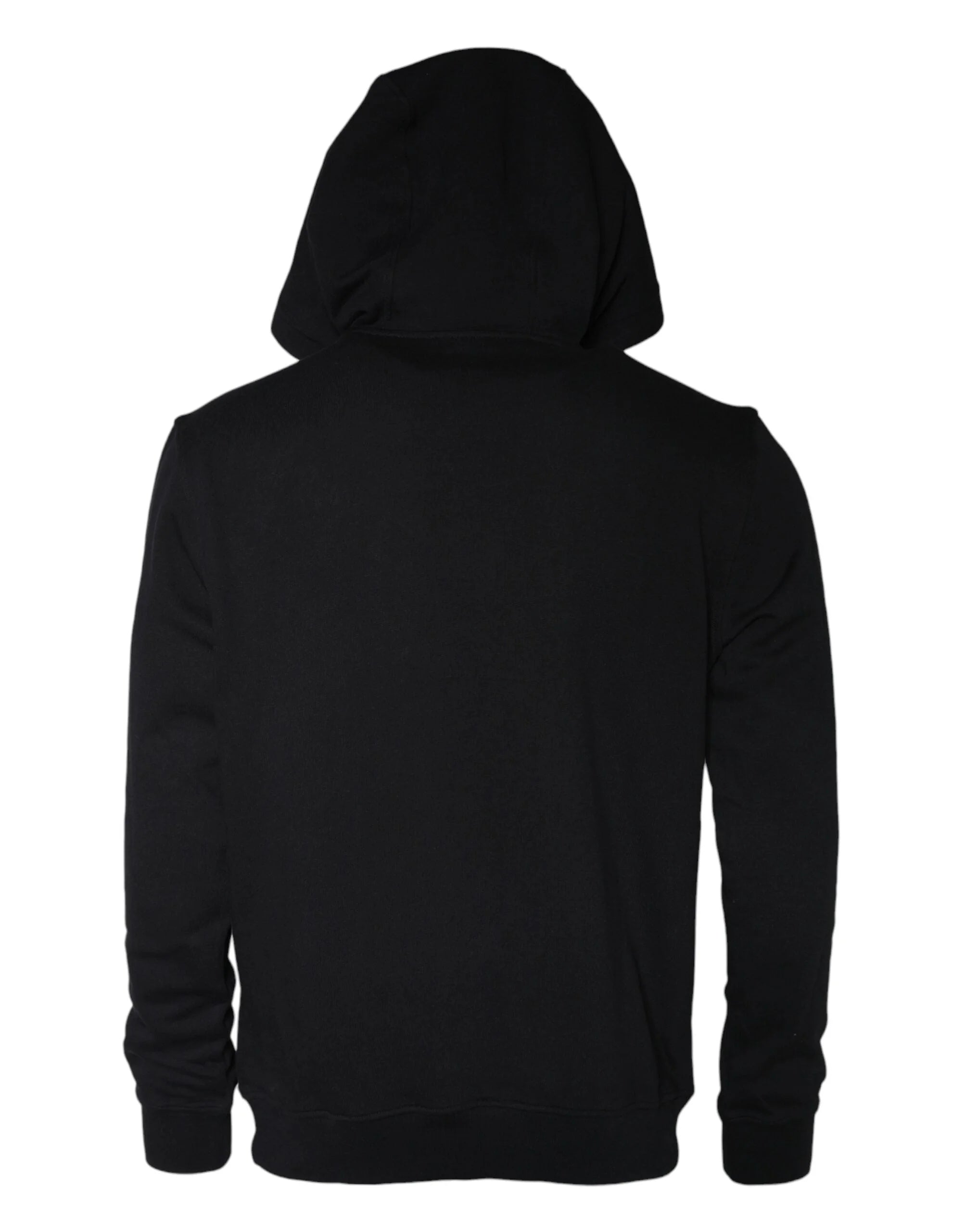 Versace Black Medusa Print Cotton HoodiePullover Sweatshirt Sweater - Hoodies