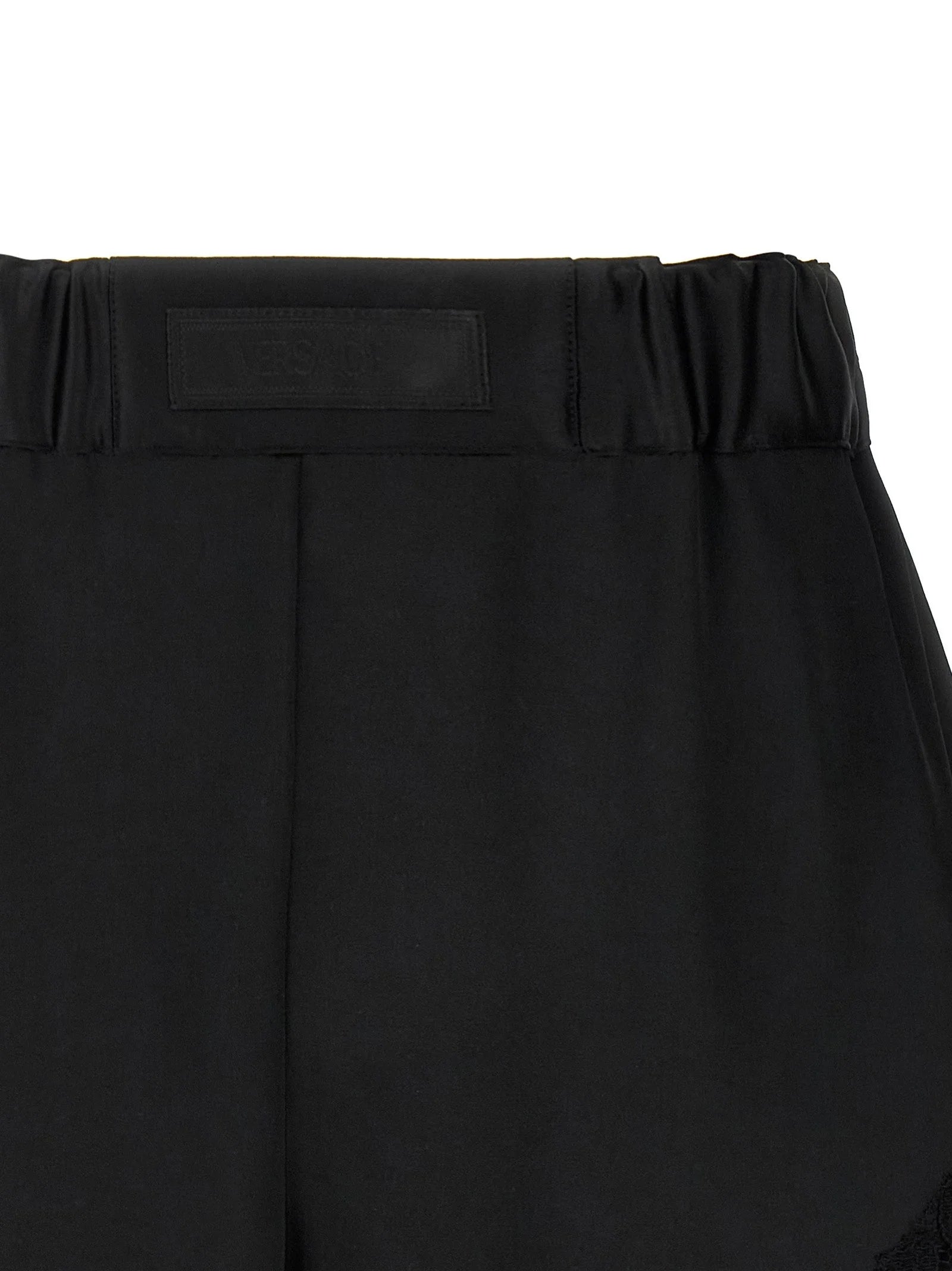Versace Black Nylon Bermuda Shorts - IT42