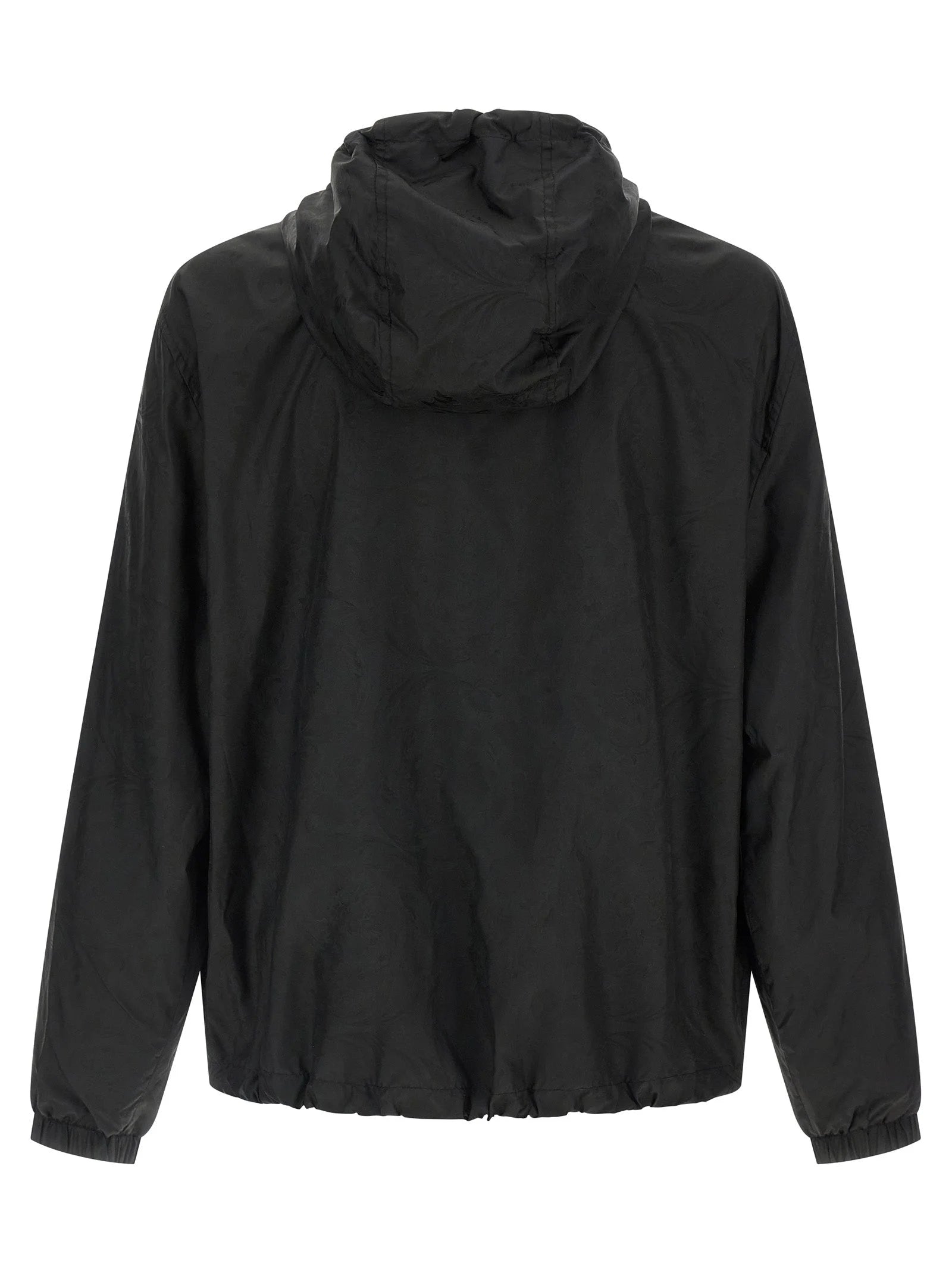 Versace Black Nylon Shell Jacket
