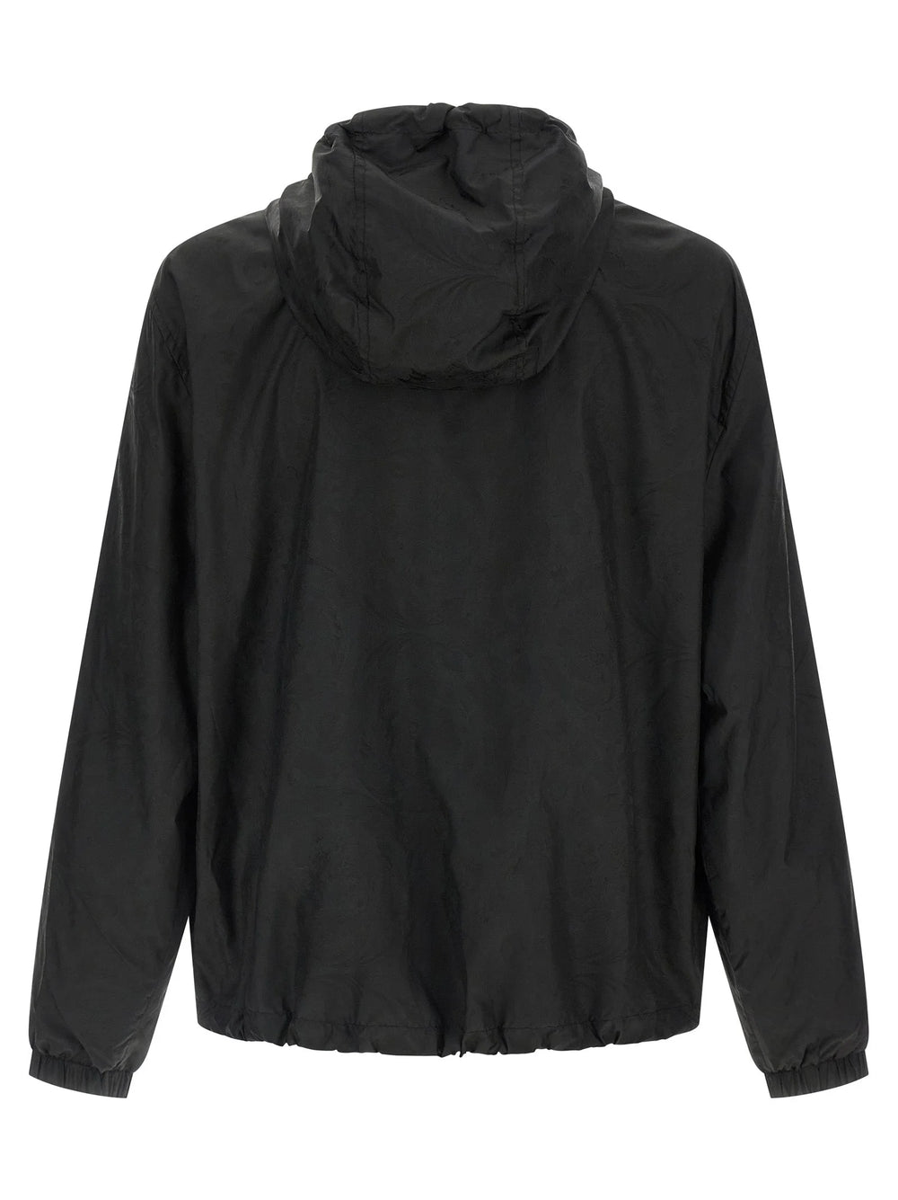 Versace Black Nylon Shell Jacket