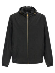 Versace Black Nylon Shell Jacket