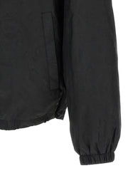 Versace Black Nylon Shell Jacket