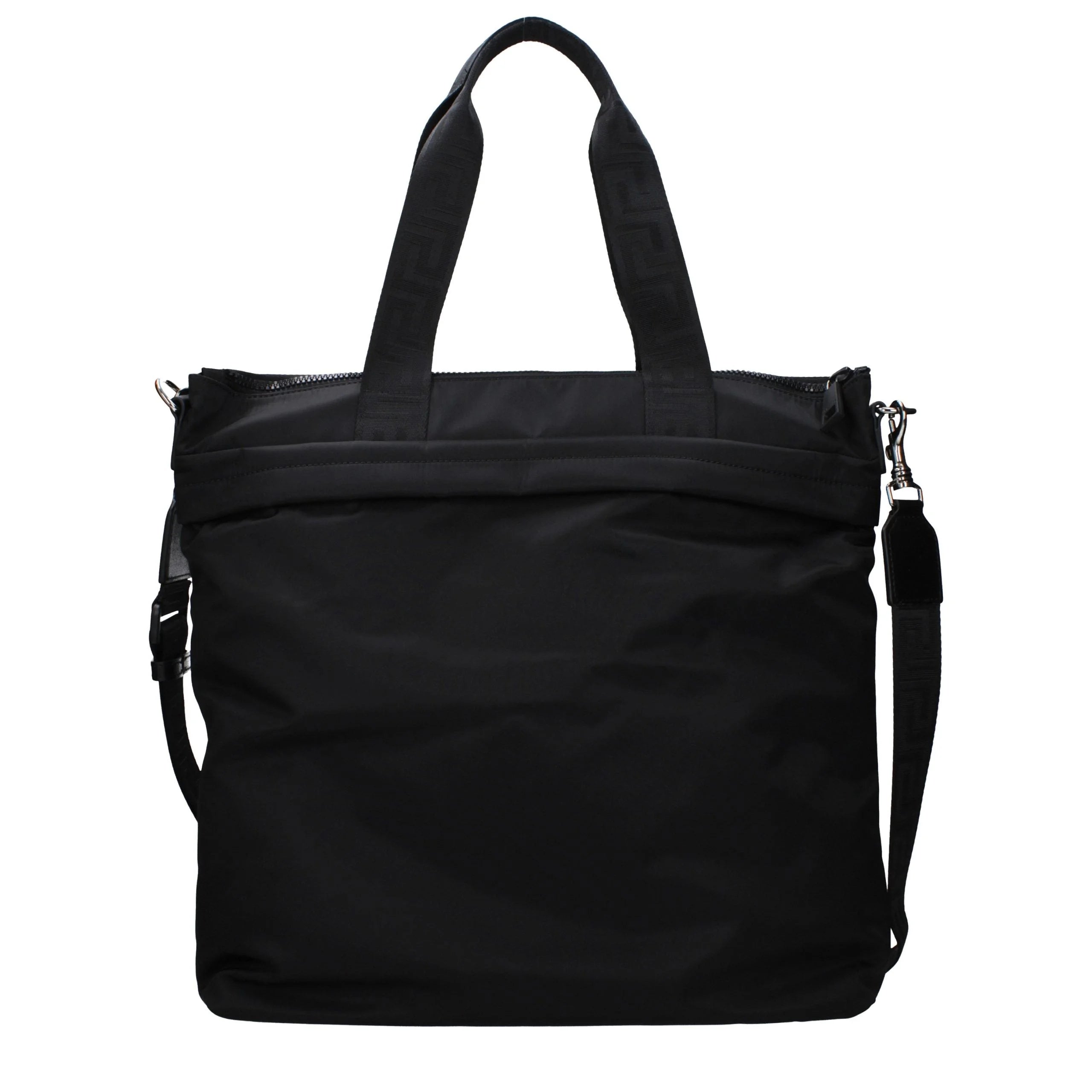 Versace Black Nylon Shoulder Bag