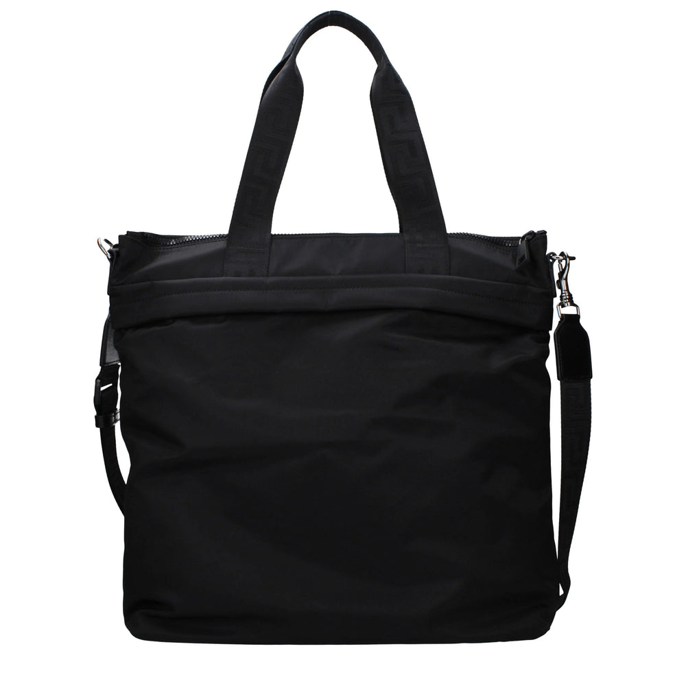 Versace Black Nylon Shoulder Bag