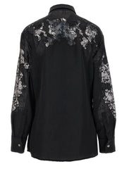 Versace Black Polyester Blouse - IT40