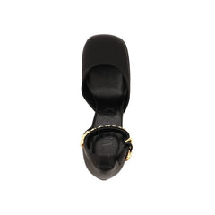 Versace Black Silk Platform Pumps - EU40/US10