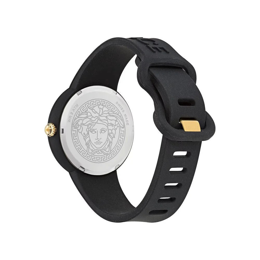 Versace Black Synthetic Sport Watch
