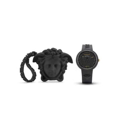 Versace Black Synthetic Sport Watch