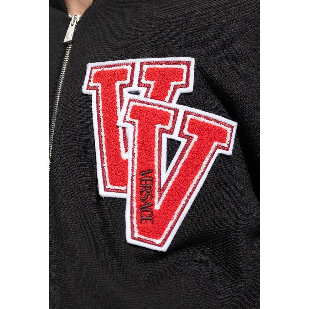 Versace Black Virgin Wool Bomber - IT50 | L