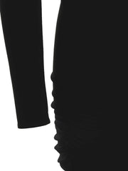 Versace Black Viscose Short Dress