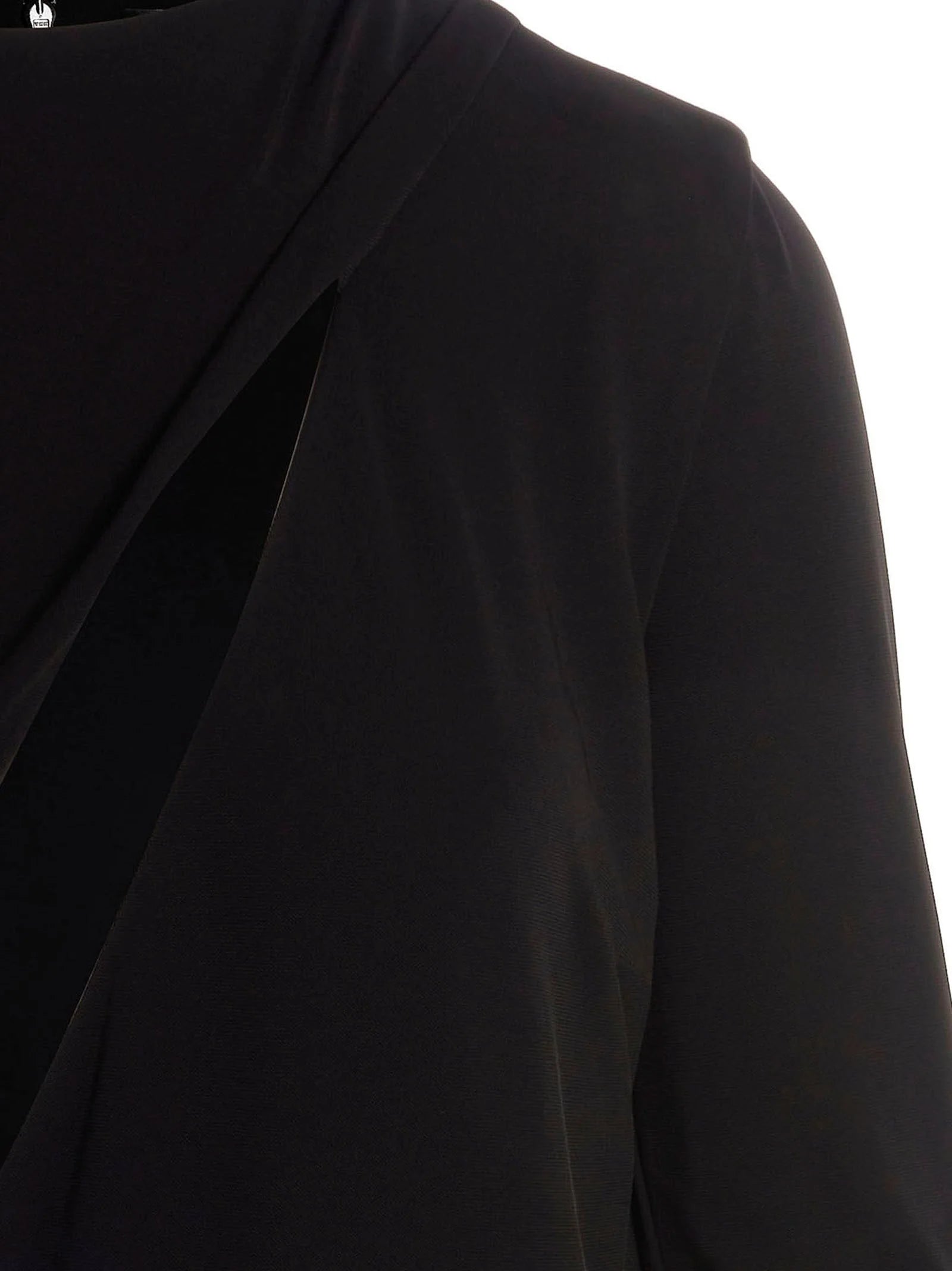 Versace Black Viscose Short Dress