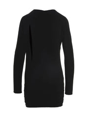 Versace Black Viscose Short Dress