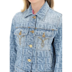 Versace Blue Cotton Denim Jacket - 42
