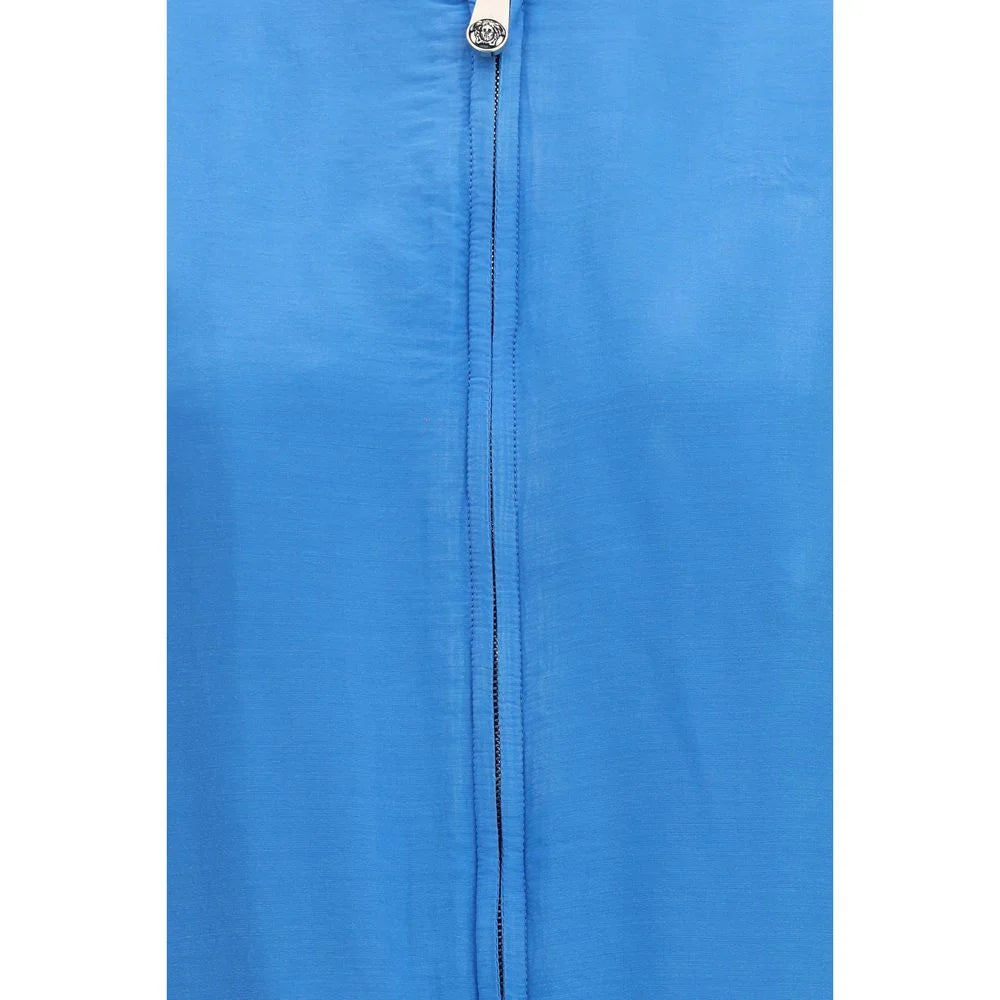 Versace Blue Silk Clothing