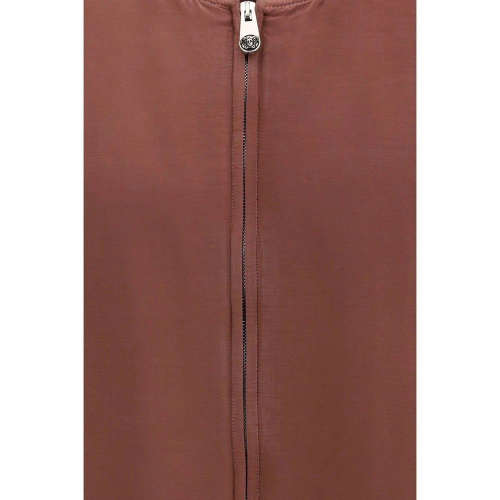 Versace Bordeaux Silk Bomber