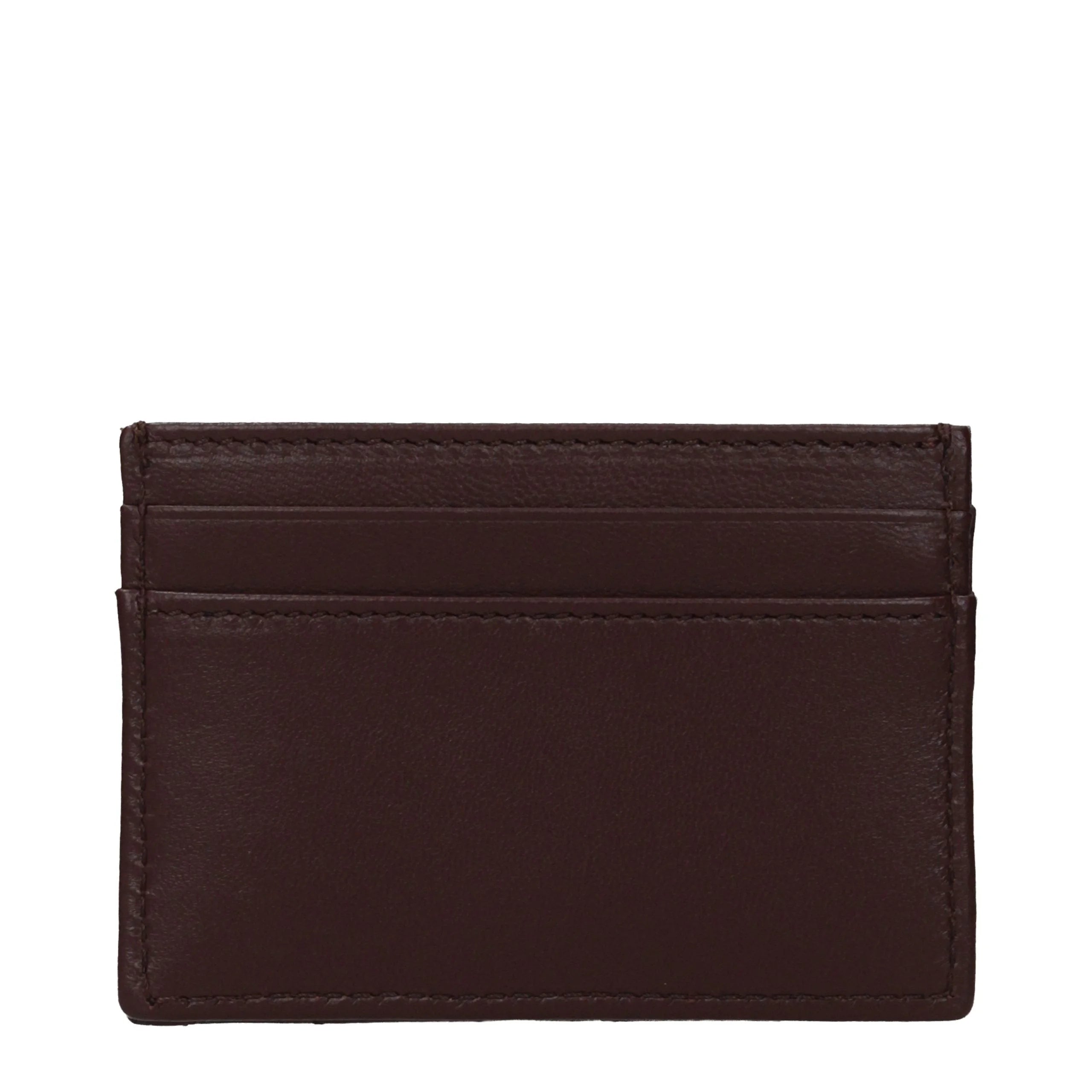 Versace Brown Leather Cardholder
