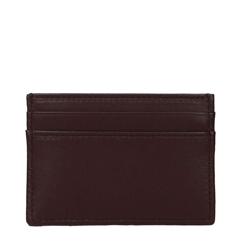 Versace Brown Leather Cardholder