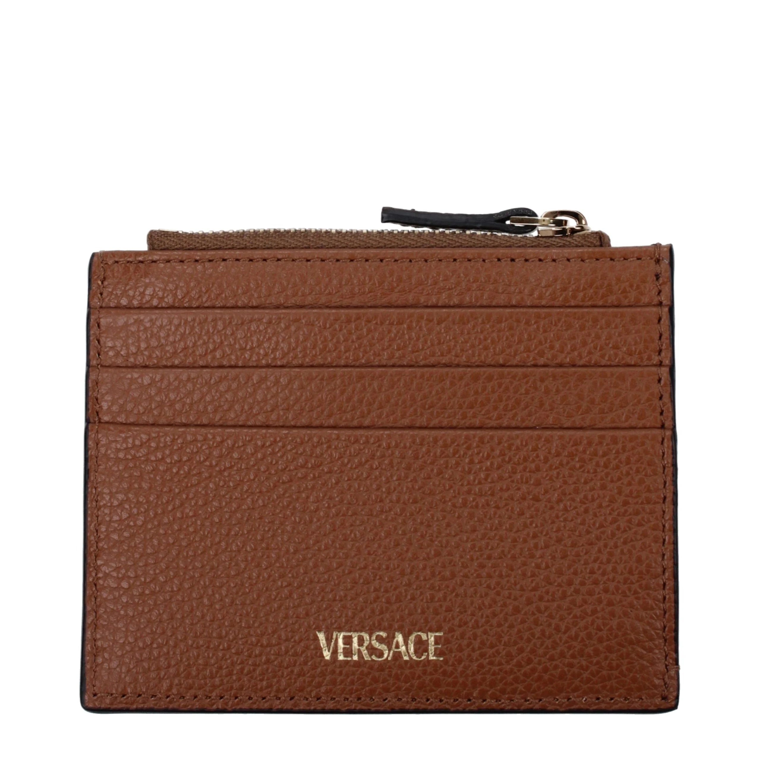 Versace Brown Leather Wallet