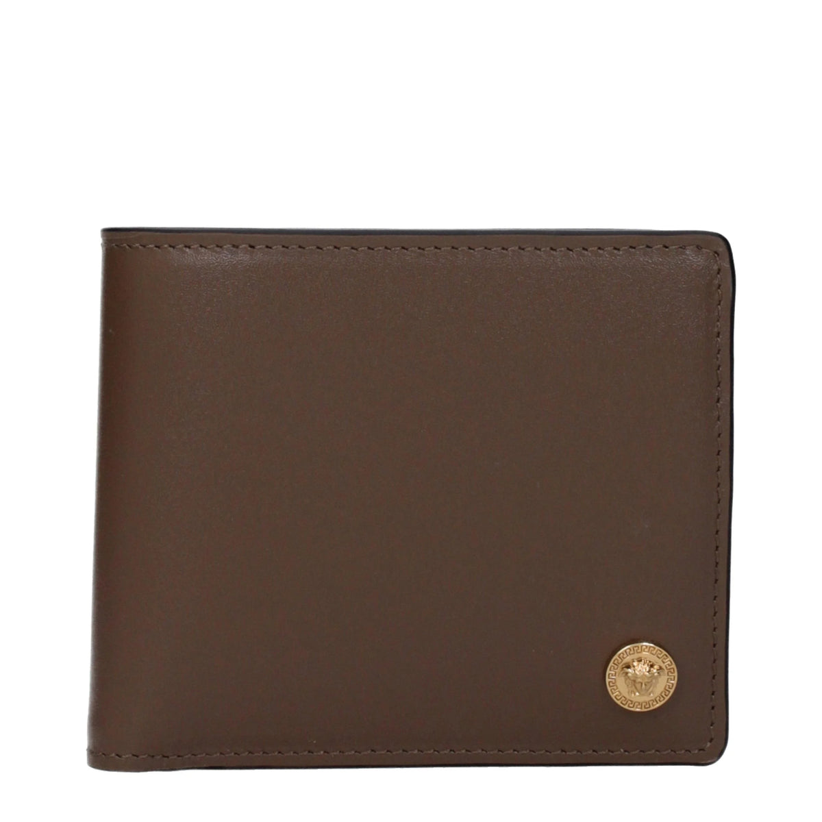 Versace Brown Leather Wallet