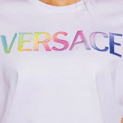 Versace Cotton Logo T-Shirt - 38 - T-Shirts
