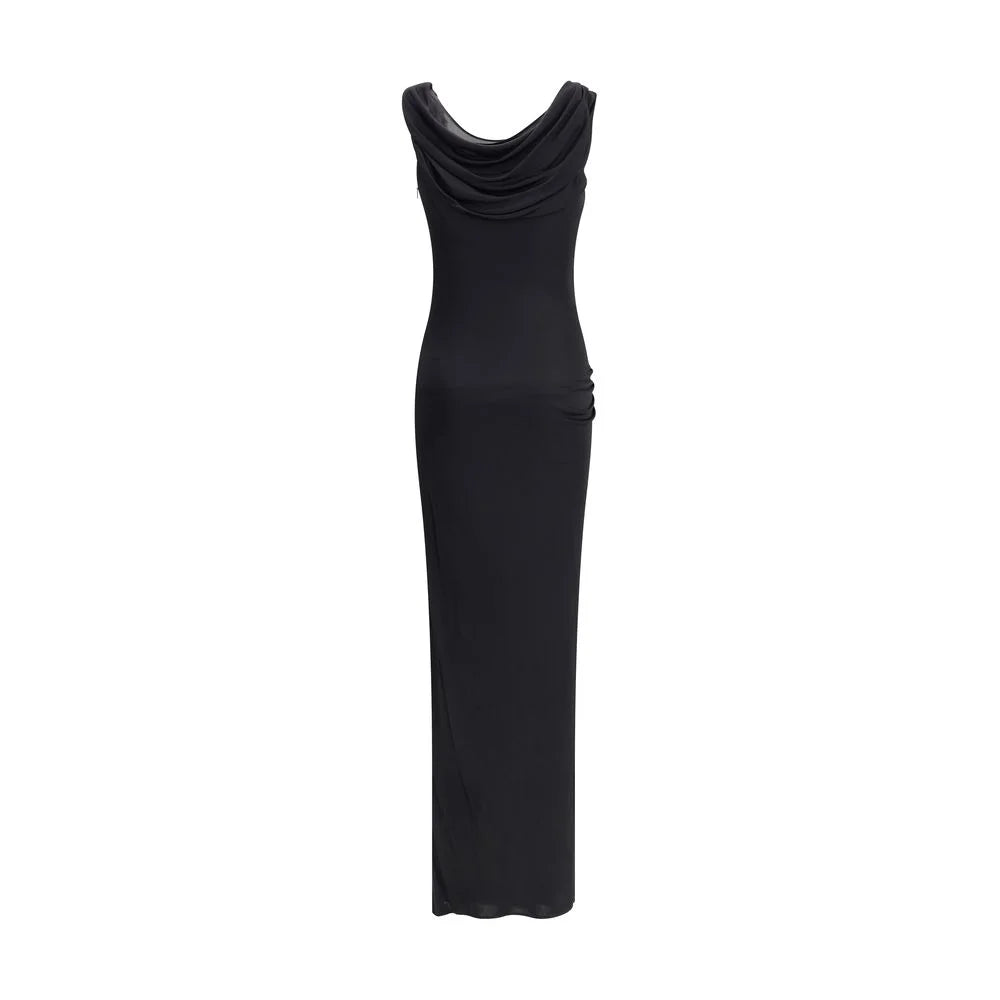 Versace Draped jersey long Dress - Dresses