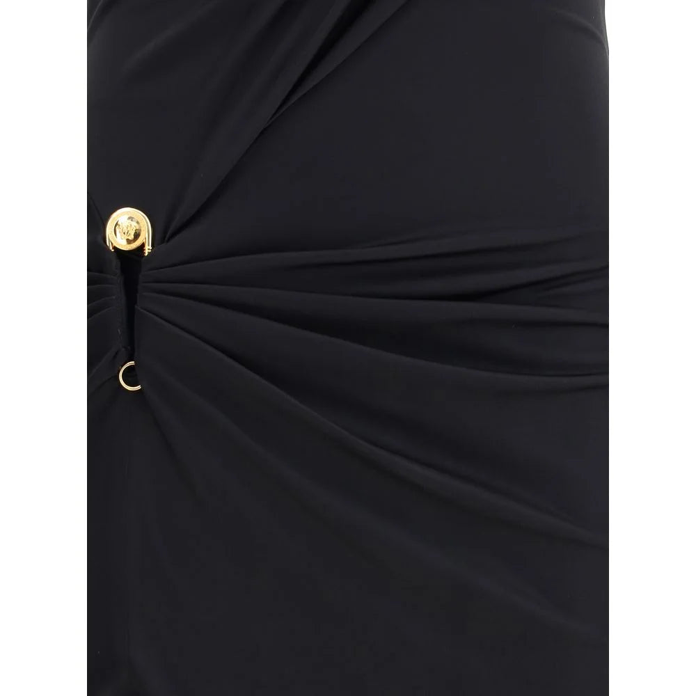 Versace Draped jersey long Dress - IT42 | L