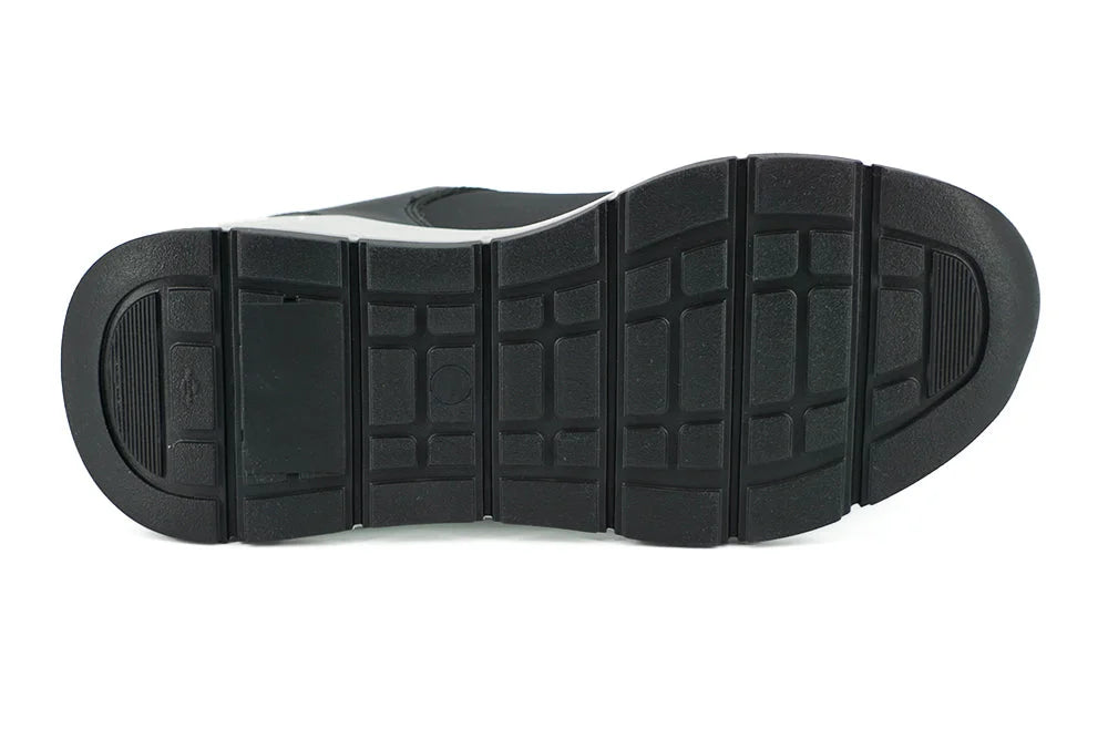 Versace Elegant Monochrome Leather Sneakers - EU36/US6 - Sneakers