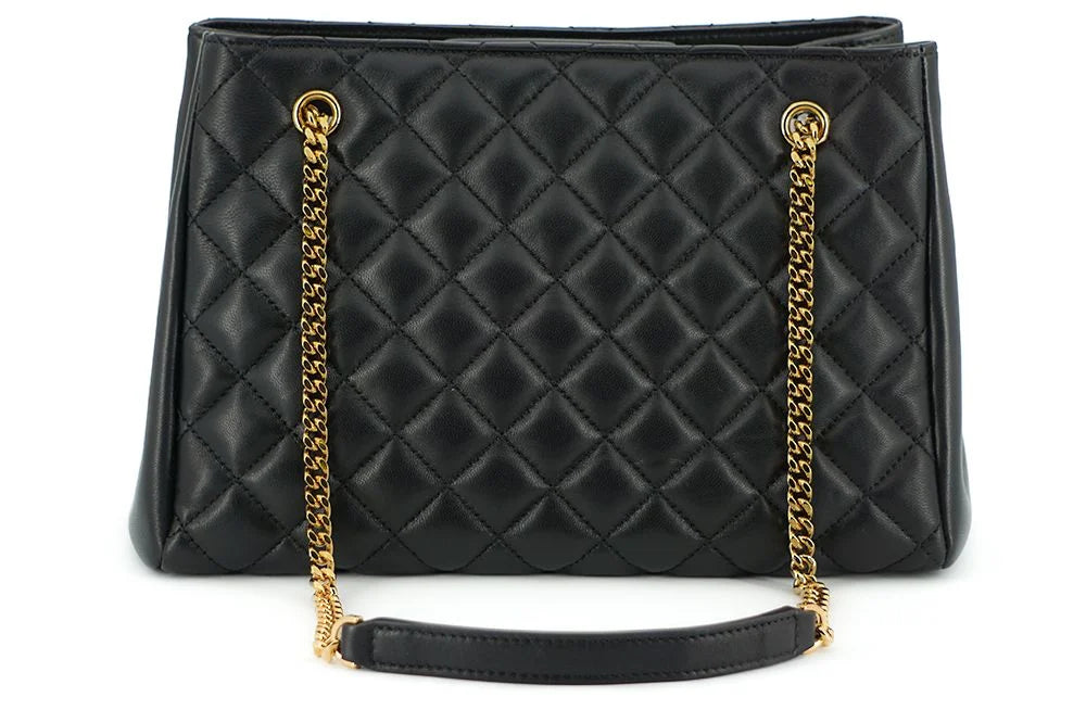 Versace Elegant Quilted Nappa Leather Tote Bag - Shopper Bags