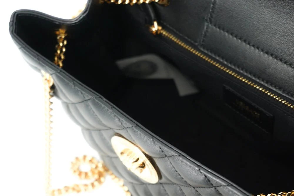 Versace Elegant Quilted Nappa Leather Tote Bag - Shopper Bags
