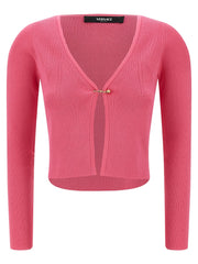 Versace Fuchsia Viscose Cardigan