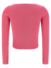 Versace Fuchsia Viscose Cardigan