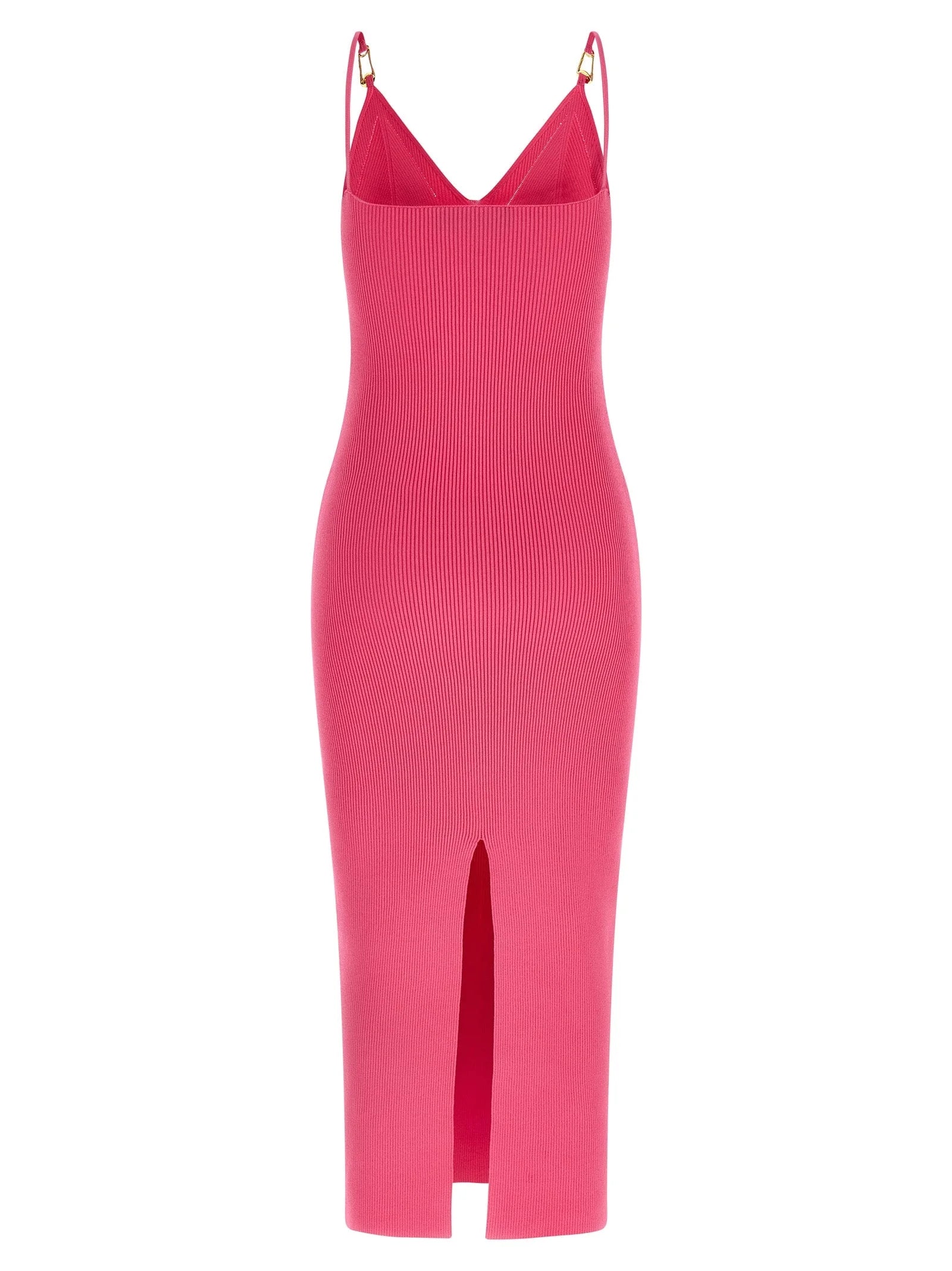 Versace Fuchsia Viscose Midi Dress - IT42