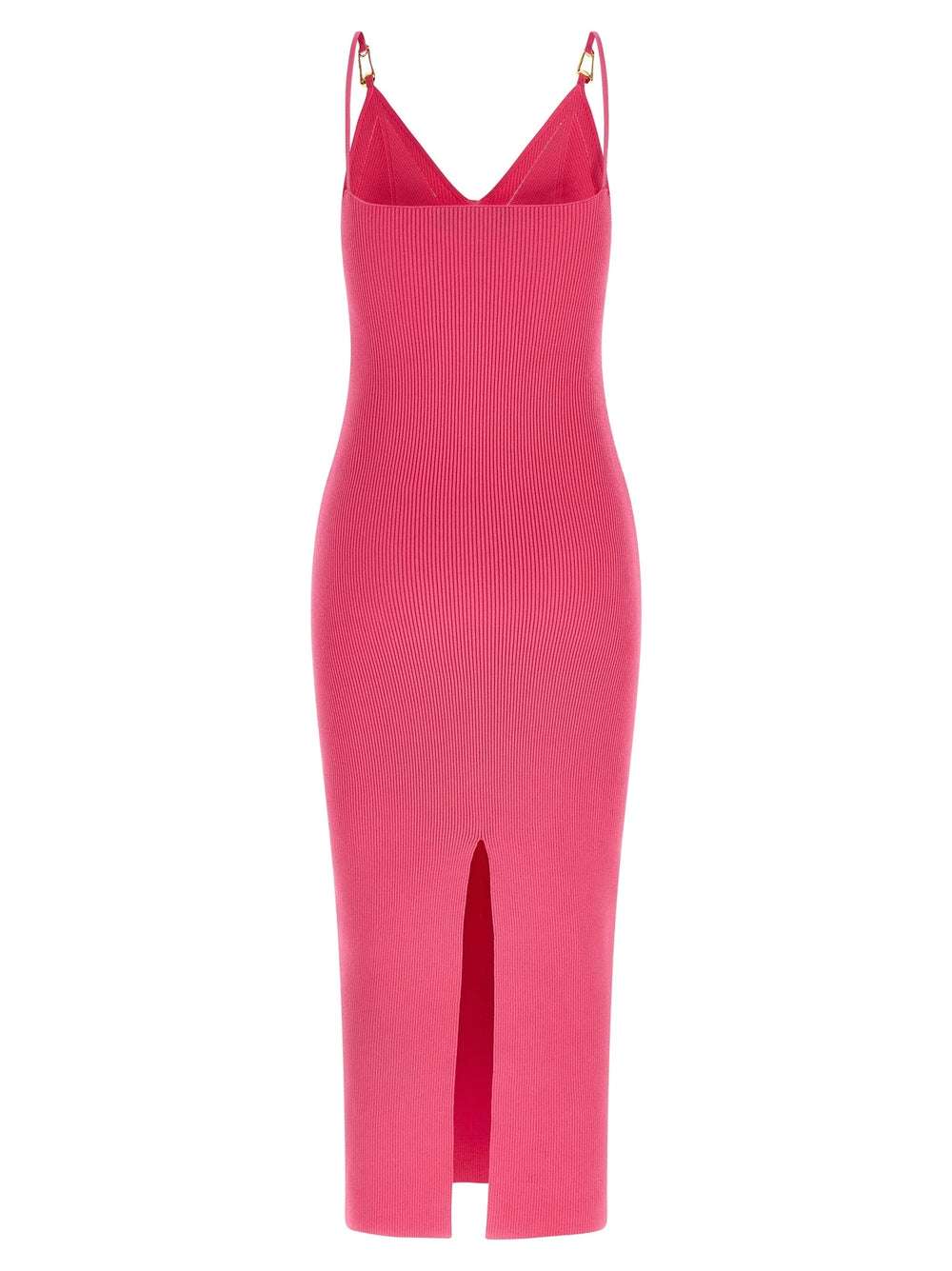 Versace Fuchsia Viscose Midi Dress - IT42