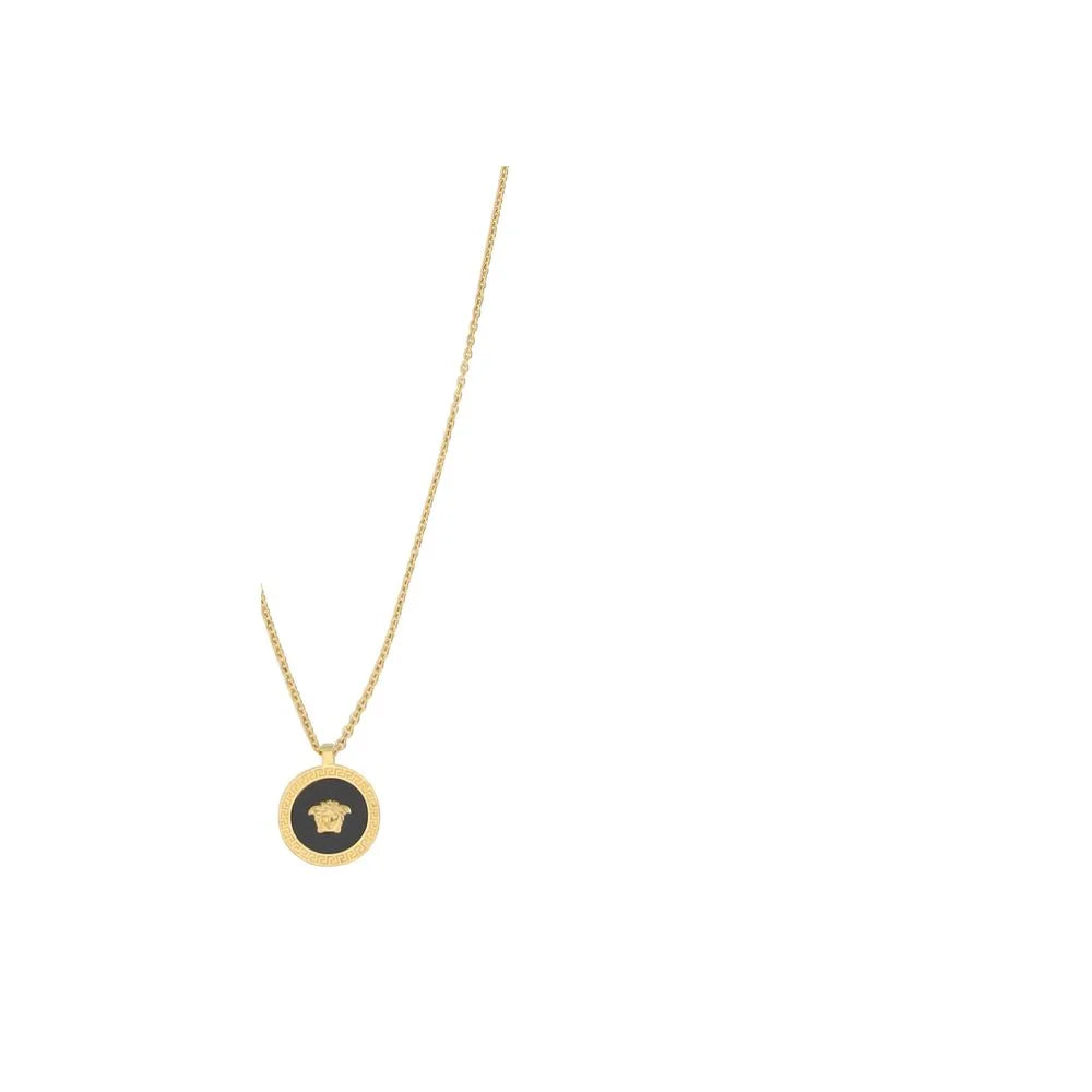 Versace Gold Brass Necklace - One Size