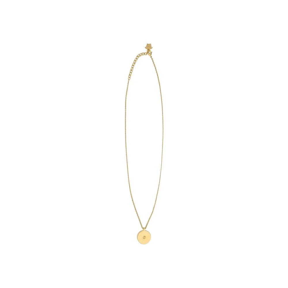 Versace Gold Brass Necklace - One Size