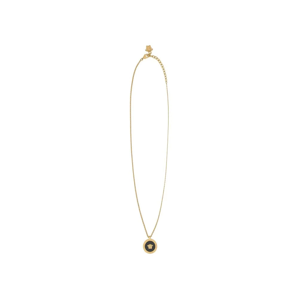 Versace Gold Brass Necklace - One Size