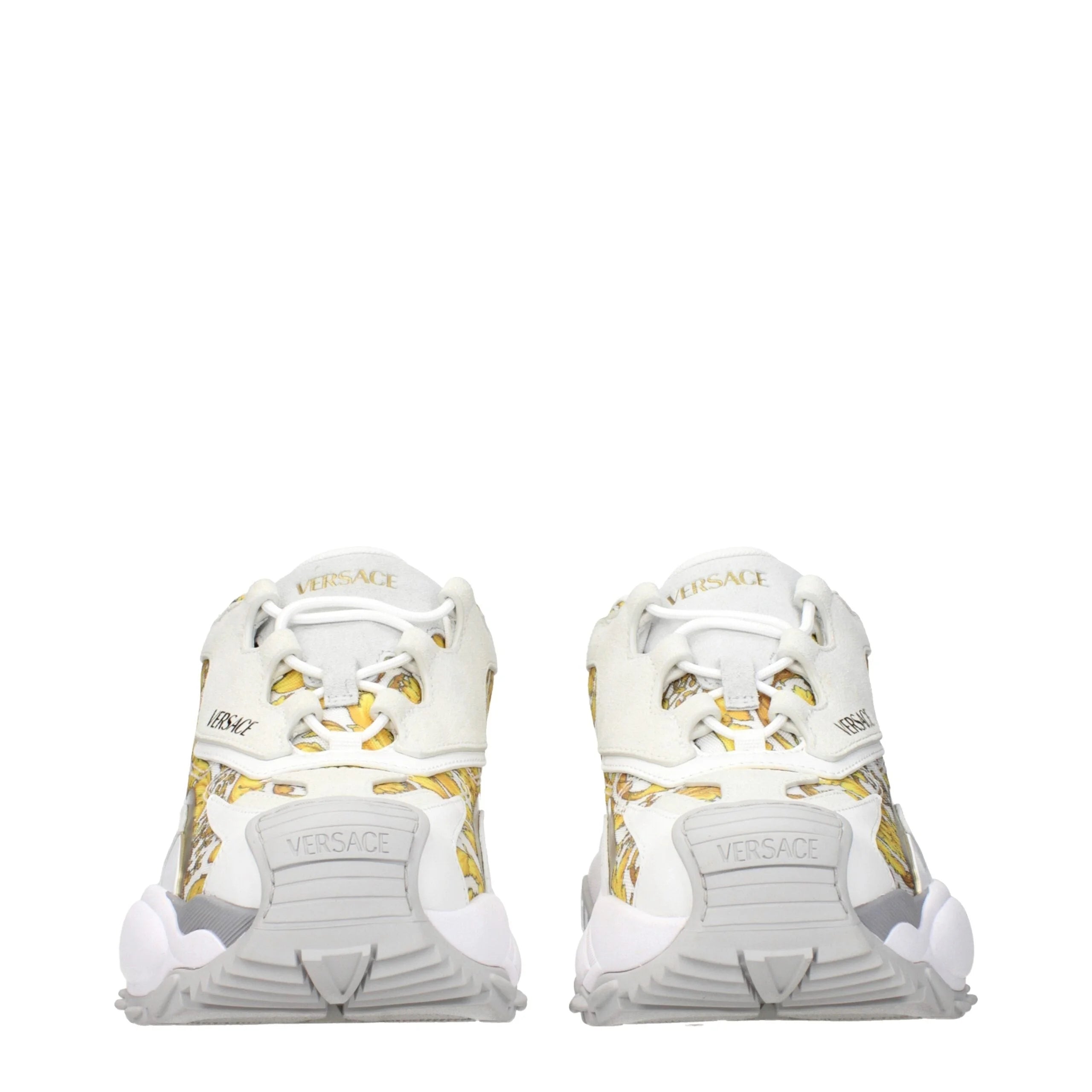 Versace Gold Fabric Low Tops