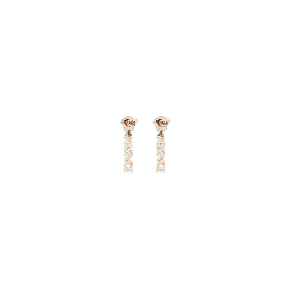Versace Gold Metal Earrings - One Size