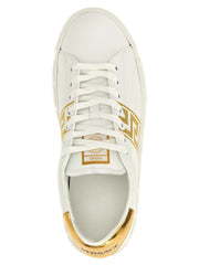 Versace Gold Polyamide Low Top Sneakers