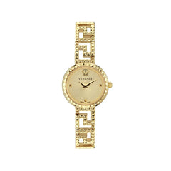 Versace Gold Stainless Steel Dress Watch