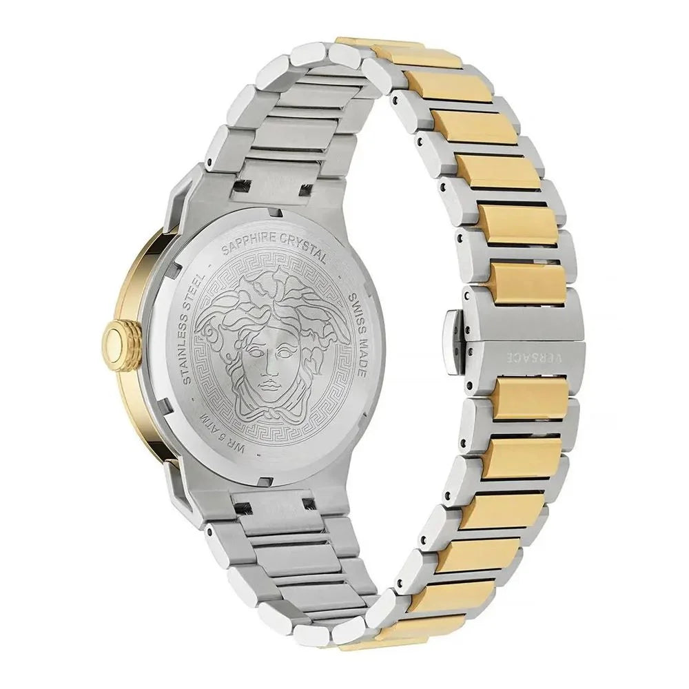 Versace Gold Stainless Steel Dress Watch